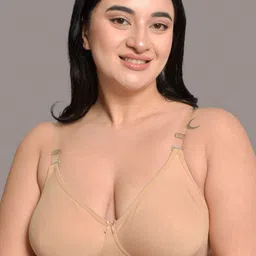 Inner Sense Plus Size Non-Wired Non Padded Anti Odour Anti Microbial T-shirt Bra-50