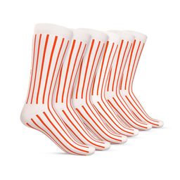 TalkingSox Pack Of 6 Striped Calf Length Socks-image-82