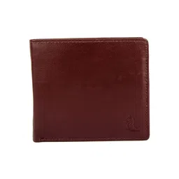 Kara Men Brown Solid Leather Two-Fold Wallet-image-17