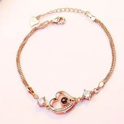 YouBella Unisex Rose Gold Plated Stones Studded Wraparound Bracelet-image-22