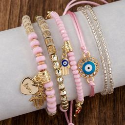 DressBerry Set Of 6 Elasticated Bracelet-14
