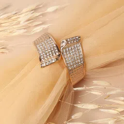 SOHI Gold Plated Cuff Bracelet-image-99