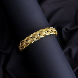 PANASH Women Gold-Plated Cuff Bracelet-12