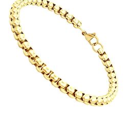 NAKABH Men Gold-Toned Gold-Plated Link Bracelet-image-8