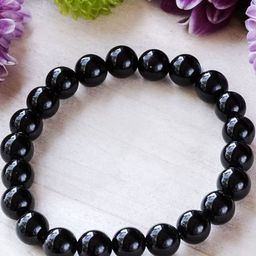 Young & Forever Unisex Black Brass Onyx Bracelet-54