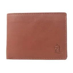 Kara Men Tan Two Fold Leather Wallet-13