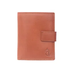 Kara Men Tan Two Fold Leather Wallet-12