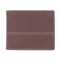 Kara Men Maroon Solid Two Fold Leather Wallet-image-51