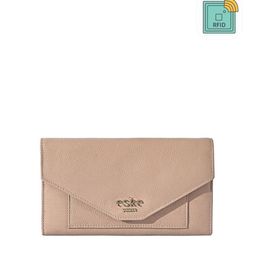 Eske Women Leather Three Fold Wallet-19