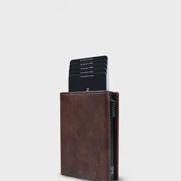 The Wallet Store Men RFID Protection Leather Three Fold Wallet-12