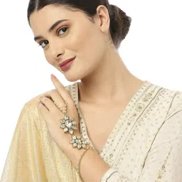 Anouk Kundan Ring Bracelet-picture-41