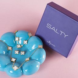 SALTY Clover Necklace With Earrings & Bracelet-image-58