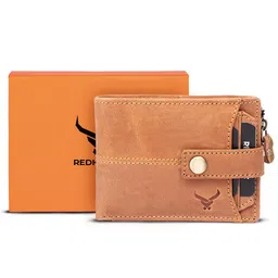 REDHORNS Men Leather Two Fold Wallet-36