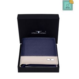 URBAN FOREST Men Colourblocked Leather Two Fold Wallet-image-64