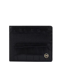 Da Milano Men Textured Leather Two Fold Wallet-image-34
