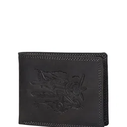 Sassora Men Printed Embellished Leather Two Fold Wallet-image-32