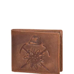 Sassora Men Printed Embellished Leather Two Fold Wallet-image-80