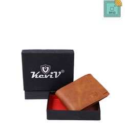 Keviv Men Tan Leather Two Fold Wallet-image-88