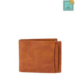 Keviv Men Tan Leather Two Fold Wallet-image-30