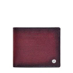 Eske Men Burgundy Textured Leather RFID Two Fold Wallet-picture-55