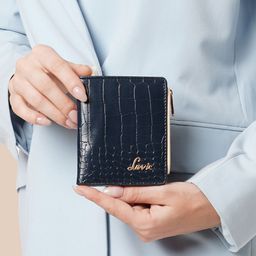 Lavie Women Checked Two Fold Wallet-image-21