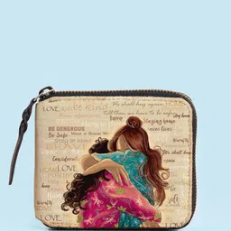 Kalankit Graphic Printed Two Fold Wallet image 1