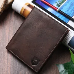 SAMTROH Men Brown Solid Two Fold Wallet-image-97
