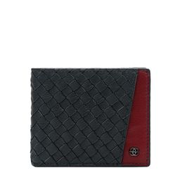 Eske Men Blue Leather Textured Two Fold Wallet-picture-8