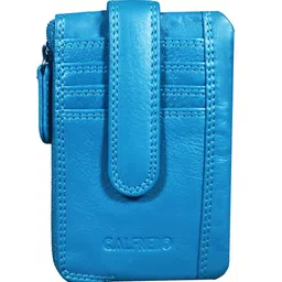 CALFNERO Unisex Leather Card Case-Card Holder Wallet-40