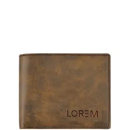 LOREM Men Textured Multiple Card Slots Two Fold Wallet image 2