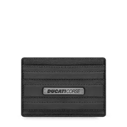 DUCATI CORSE Men Leather Card Holder-image-25