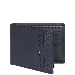 Tommy Hilfiger Men Textured Leather Two Fold Wallet-image-9