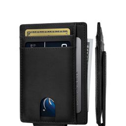 CONTACTS Unisex Leather Card Holder-46