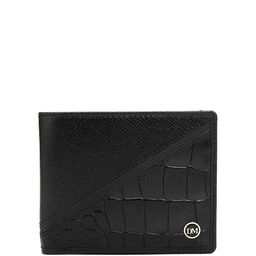 Da Milano Men Textured Leather Two Fold Wallet-51