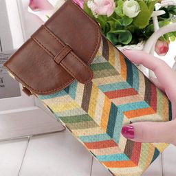 THE CLOWNFISH Geometric Printed Mobile Pouch-79