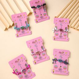 Melbees by Yellow Chimes Girls Set Of 6 Beaded Cuff Bracelet-image-46