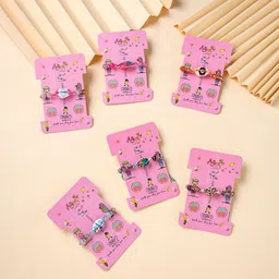 Melbees by Yellow Chimes Girls Set Of 6 Beaded Cuff Bracelet-46