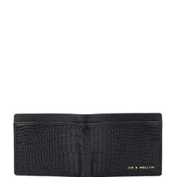 Joe & Mellon Men Abstract Textured Leather Two Fold Wallet image 2
