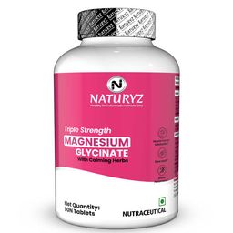 Naturyz Triple Strength Magnesium Glycinate with Calming Herbs,  Unflavoured  90 tablet(s) -11