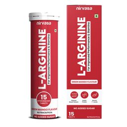 Nirvasa L-Arginine Green Mango Effervescent,  15 tablet(s) -48