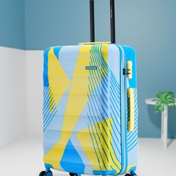 Nasher Miles Chicago Printed Hard-Sided Medium Trolley Bag-58
