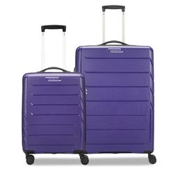 Aristocrat Pack Of 2 Textured Hard-Sided Trolley Bag-13