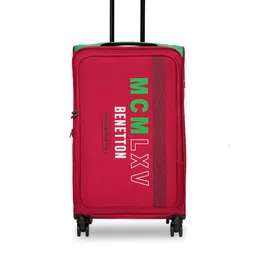 United Colors of Benetton Topaz Printed Soft-Sided Trolley Suitcase-12