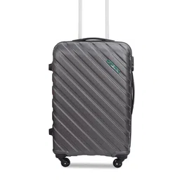 THE CLOWNFISH Textured Hard-Sided Medium Trolley Suitcase-36