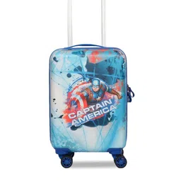 NOVEX Kids Captain America Printed Hard-Sided Cabin Trolley Bag-image-68