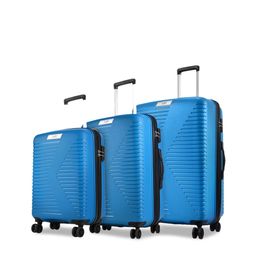 Skybags Set Of 3 BEAT-PRO Textured Hard Cabin Trolley Suitcase-4