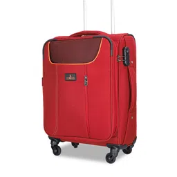 THE CLOWNFISH Soft Case Expandable Capacity Medium Trolley Suitcase-30
