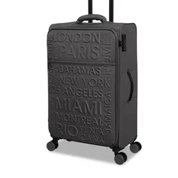 IT luggage CityWide Set Of 2 Textured Soft-Sided Large & Medium Trolley Suitcases image 2