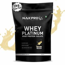 Nakpro Whey Platinum Whey Protein Isolate,  4.4 lb  Malai Kulfi -image-33