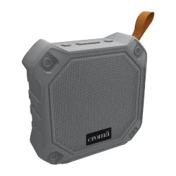 Croma 5W Portable Bluetooth Speaker (Water Proof, 21 Hours Playback Time, True Wireless Stereo Function, Grey)-picture-32